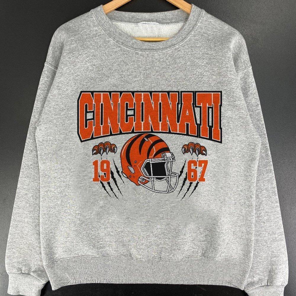 Cincinnati Bengals Est 1967   Football Crewneck Sweatshirt